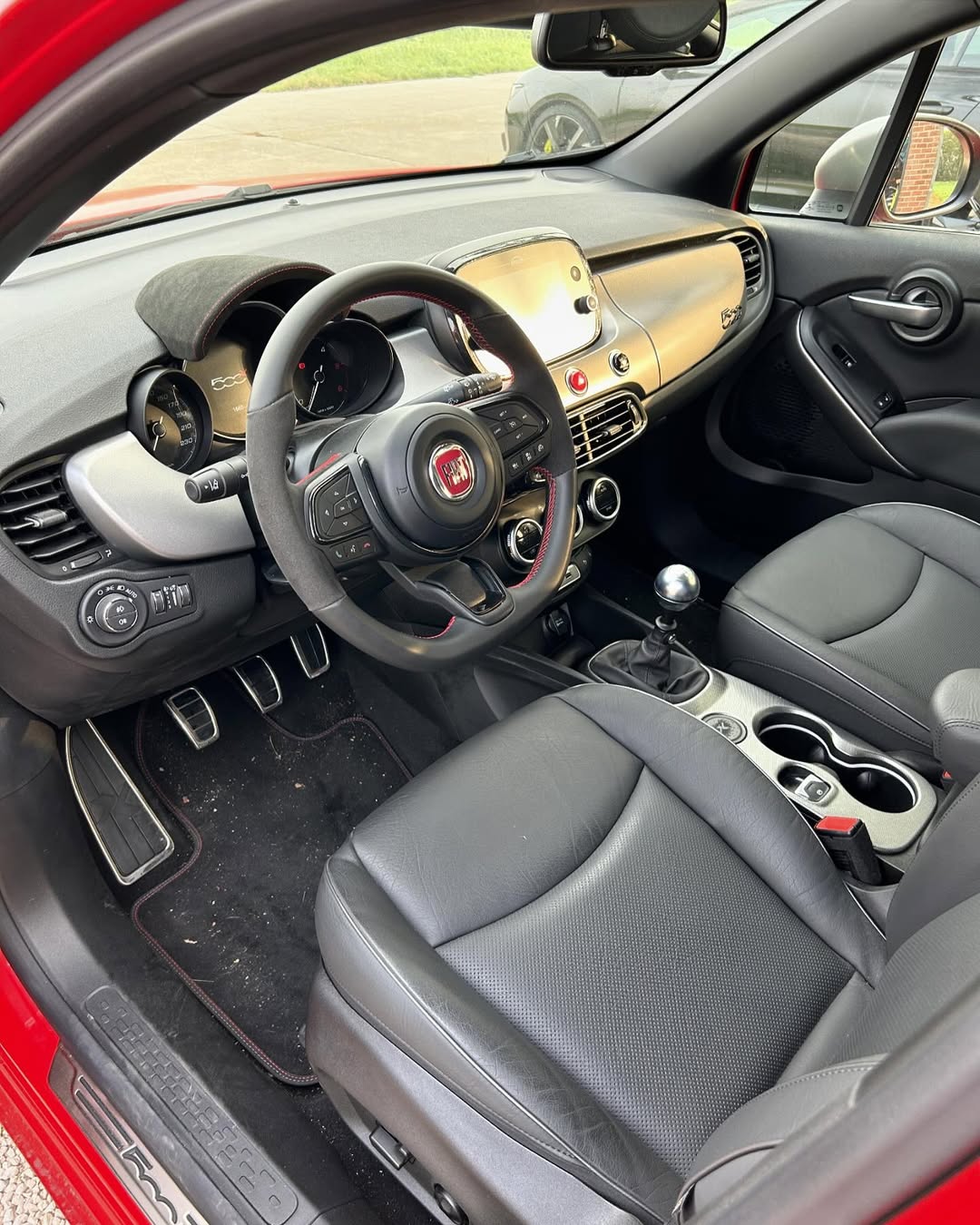 Detailing intérieur Fiat 500X Sport Belgique