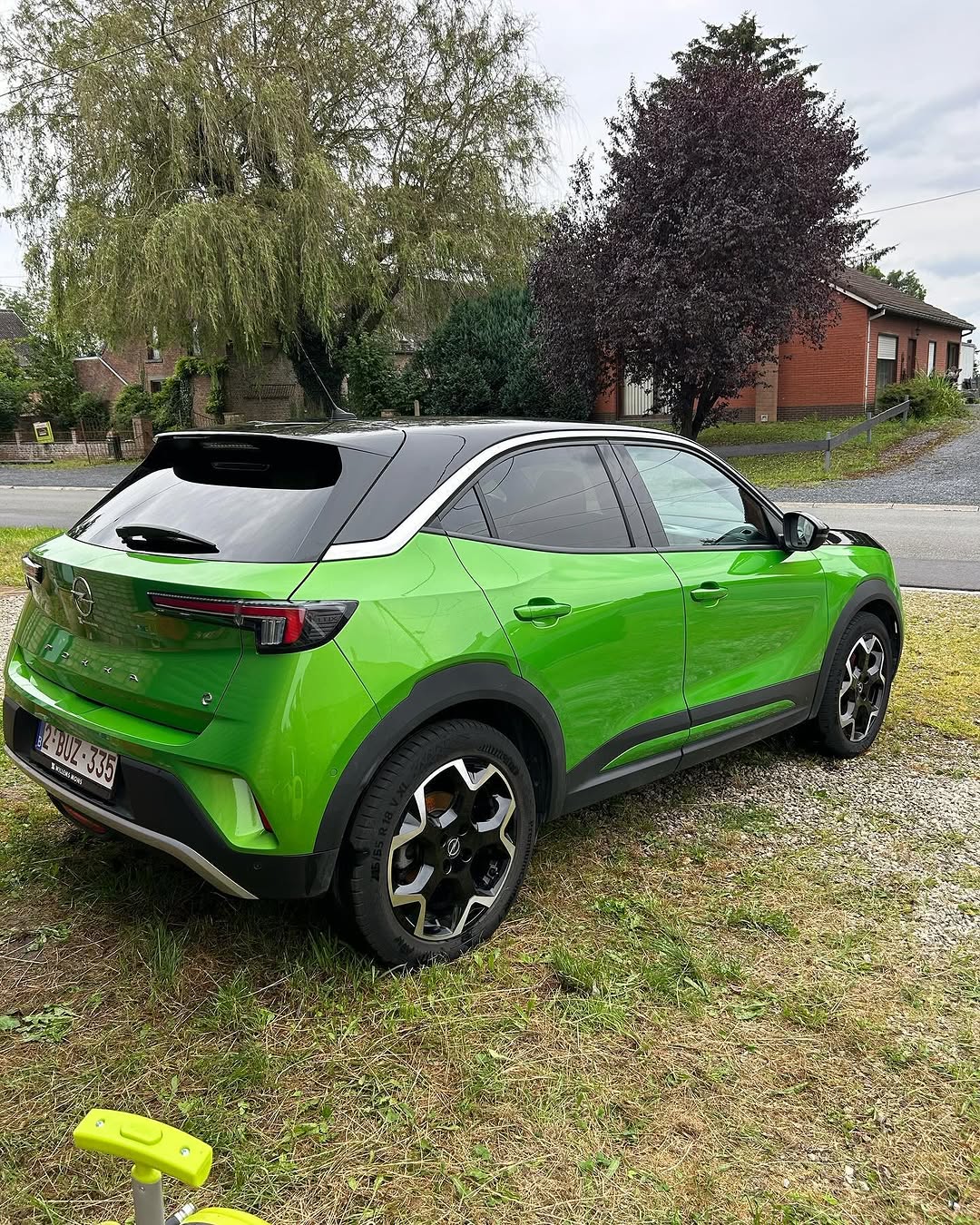 Detailing Opel Mokka vert profil Belgique